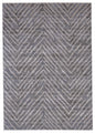 5' X 8' Gray Abstract Stain Resistant Area Rug