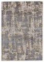 8' X 11' Gray Abstract Area Rug