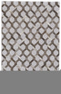 5' X 8' Gray Geometric Hand Woven Area Rug