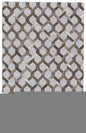 5' X 8' Gray Geometric Hand Woven Area Rug