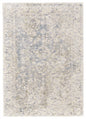 10' X 13' Ivory And Gray Abstract Hand Woven Area Rug