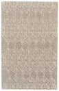 2' X 3' Tan And Ivory Wool Geometric Tufted Handmade Stain Resistant Area Rug
