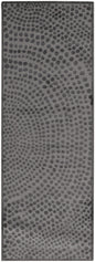 5' X 7' Gray Silver And Ivory Abstract Stain Resistant Area Rug