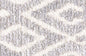 9' X 12' Gray and White Wool Abstract Geometric Hand Tufted Area Rug