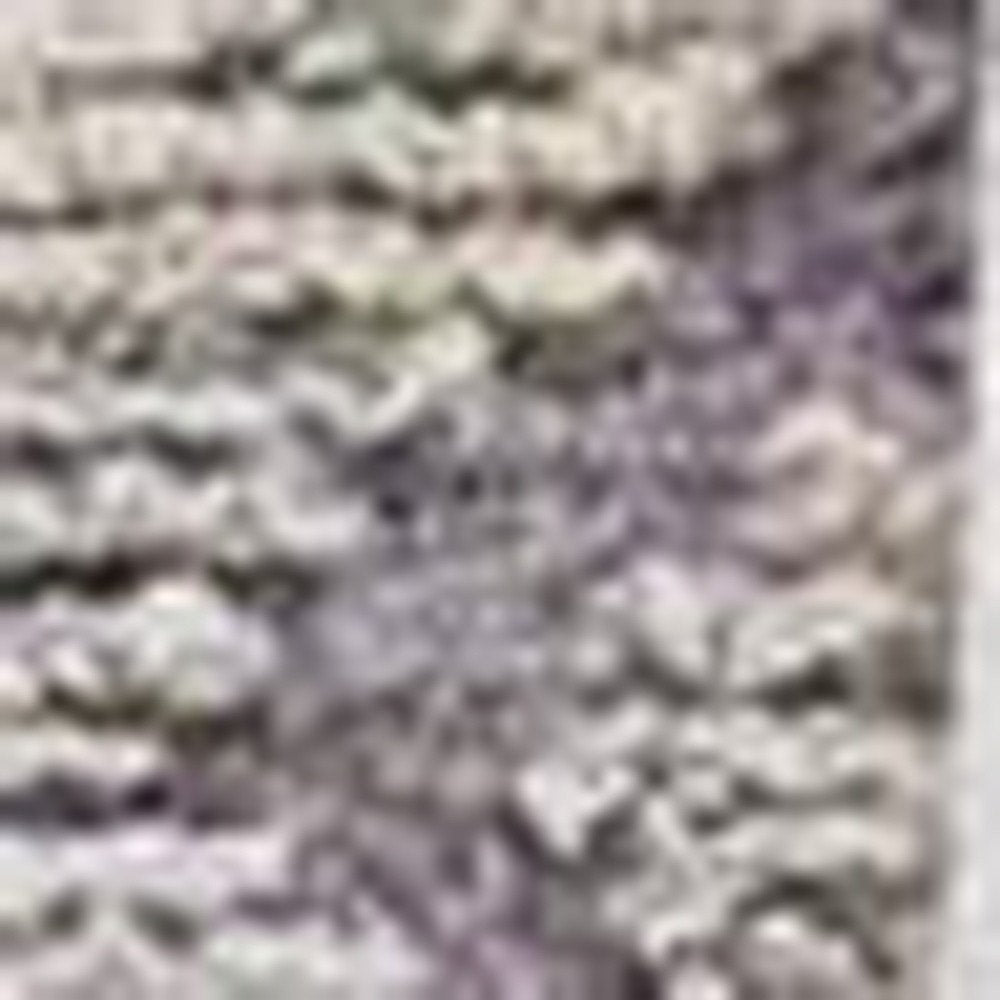 8' X 10' Gray and Ivory Wool Abstract Hand Tufted Area Rug