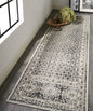 5' X 8' Ivory Taupe And Gray Abstract Stain Resistant Area Rug