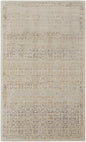 8' X 10' Ivory Tan And Gray Abstract Power Loom Distressed Area Rug