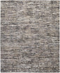 8' X 10' Gray Brown And Beige Wool Abstract Hand Knotted Area Rug