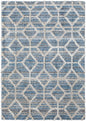 5' X 8' Tan Taupe And Ivory Geometric Power Loom Stain Resistant Area Rug