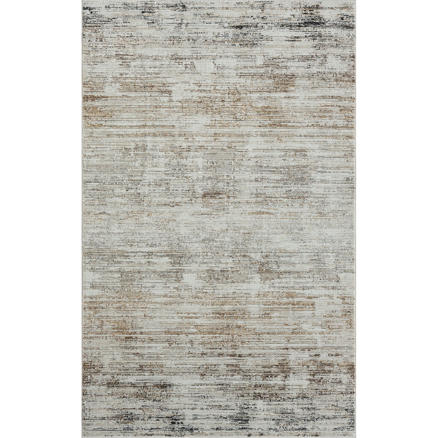 2' X 3' Gray Abstract Distressed Area Rug