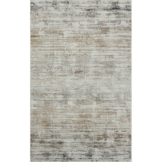 2' X 3' Gray Abstract Distressed Area Rug