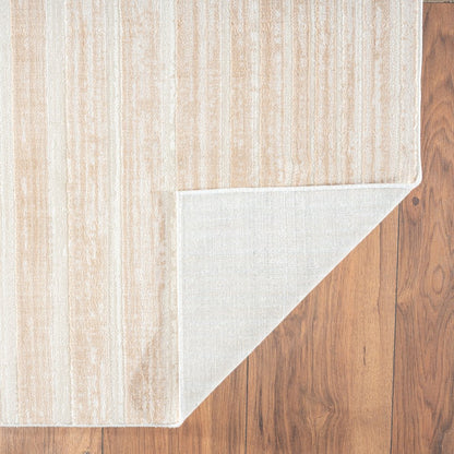 2' X 3' Beige Abstract Distressed Area Rug