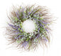 31" Purple Spring Twig And Mixed Assortment Artificial Wreath