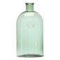 12" Green Bud Glass Table Vase