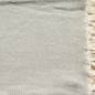 50" X 60" Gray Woven Cotton Herringbone Throw Blanket with Fringe