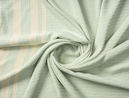 50" X 60" Orange Woven Cotton Striped Throw Blanket with Fringe