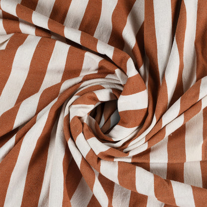 50" X 60" Orange Woven Cotton Striped Throw Blanket with Tassels