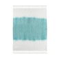 50" X 60" Blue and White Woven Cotton Ombre Throw Blanket with Fringe