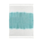 50" X 60" Blue and White Woven Cotton Ombre Throw Blanket with Fringe