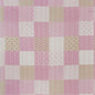 70" X 50" Pale Pink Kantha Cotton Patchwork Throw Blanket with Embroidery