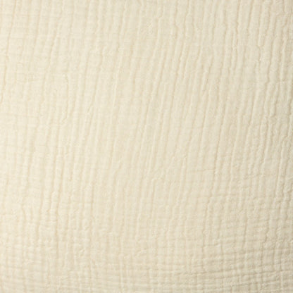 20" X 20" White And Blue 100% Cotton Zippered Pillow