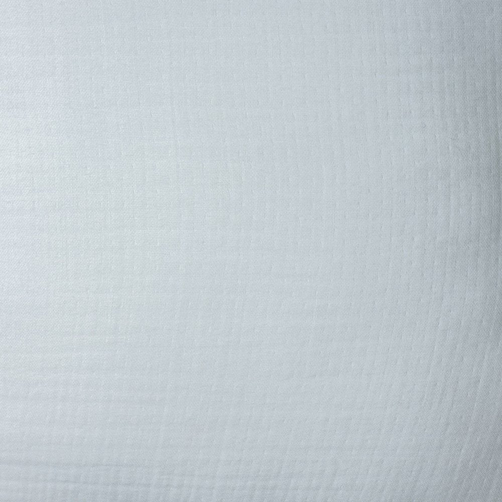 20" X 20" White And Blue 100% Cotton Zippered Pillow