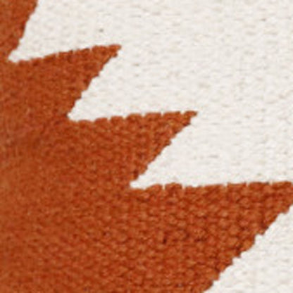 20" Yellow and White Throw Pillow