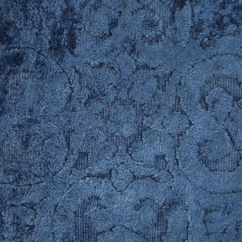 20" Blue Throw Pillow with Tassels