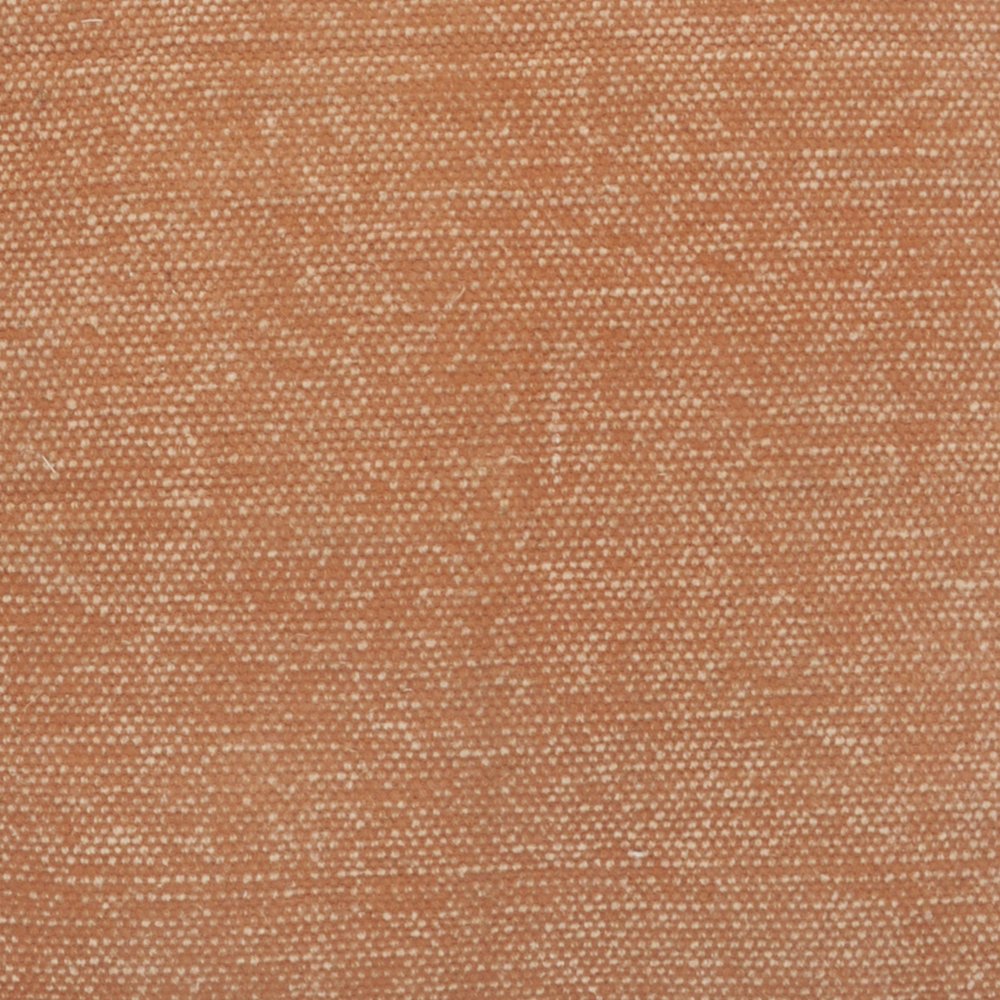 20" Orange And Tan Cotton Color Block Throw Pillow with Fringe