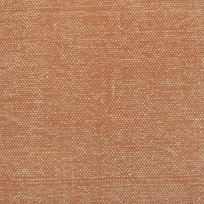 20" Orange And Tan Cotton Color Block Throw Pillow with Fringe