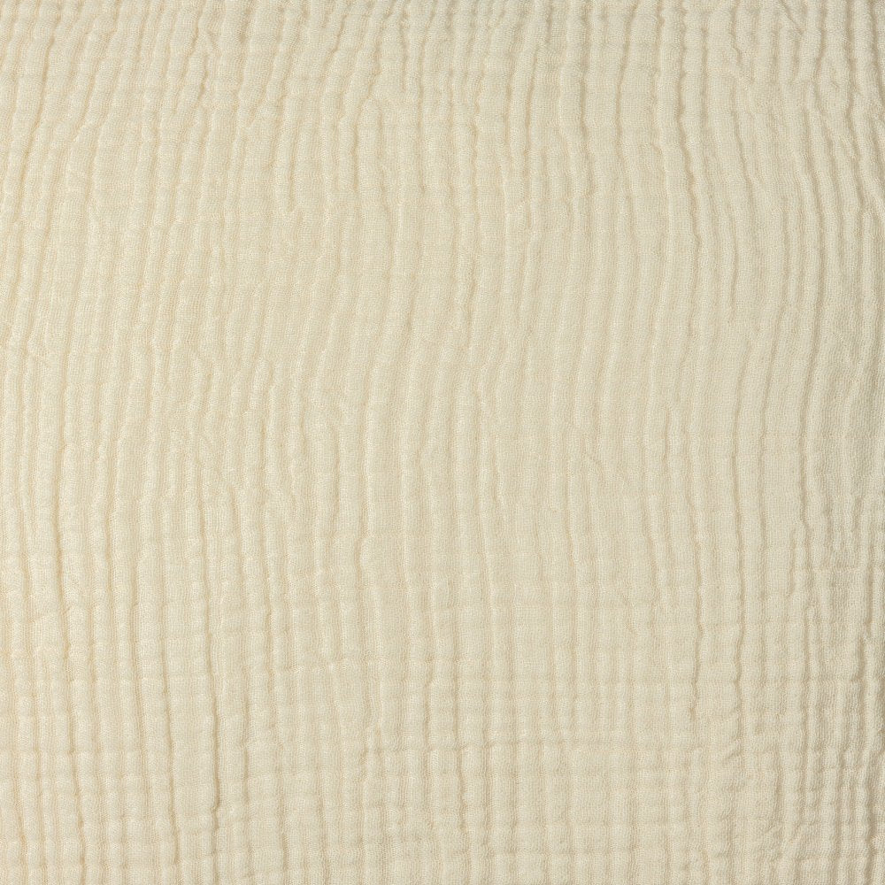 20" X 20" Aqua Blue And Cream 100% Cotton Zippered Pillow