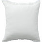 20" X 20" True White 100% Cotton Zippered Pillow