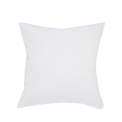 20" Black And Silver Cotton Throw Pillow