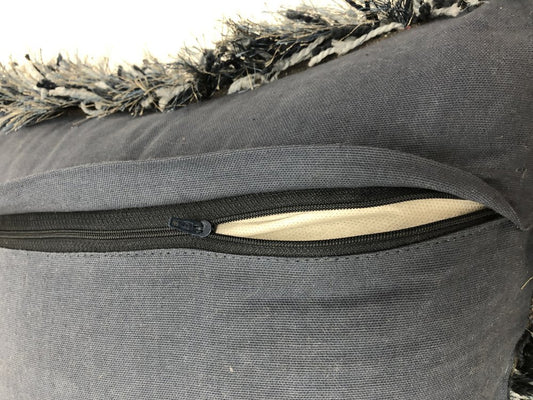 18" Blue Throw Pillow