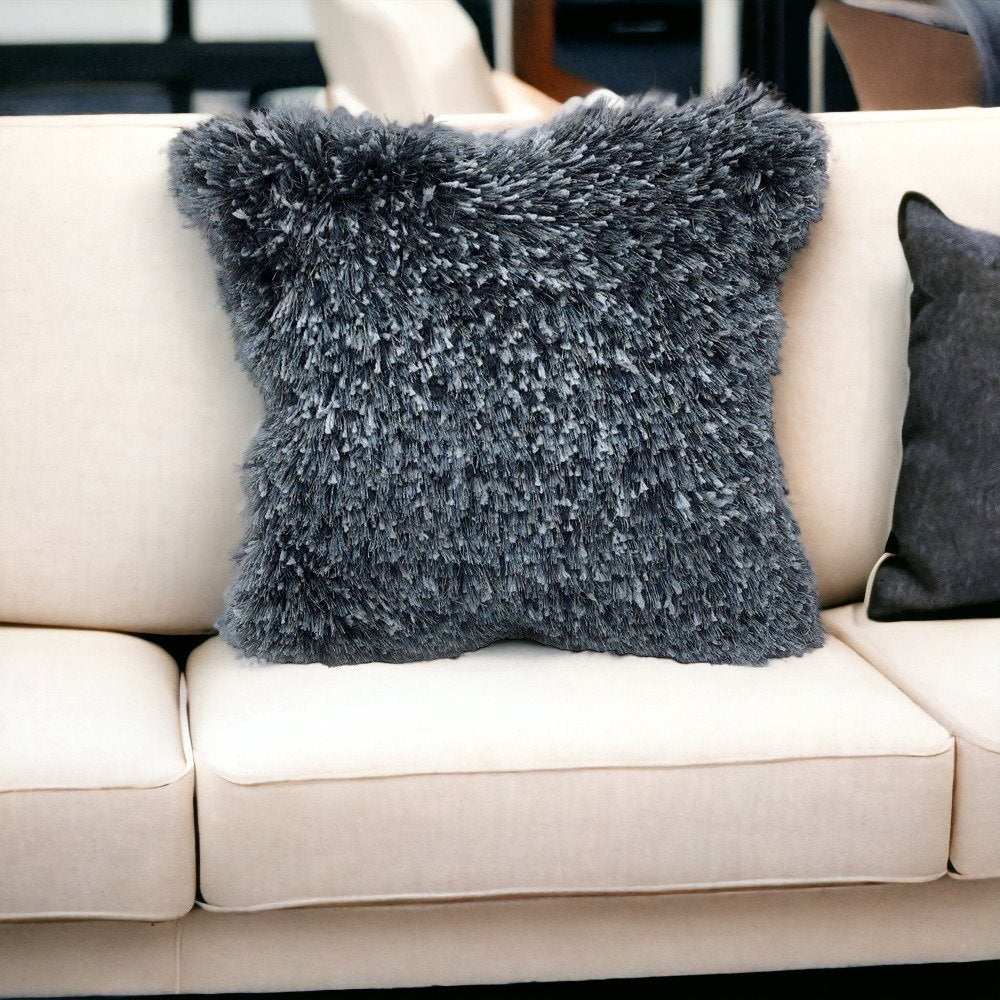 18" Blue Throw Pillow