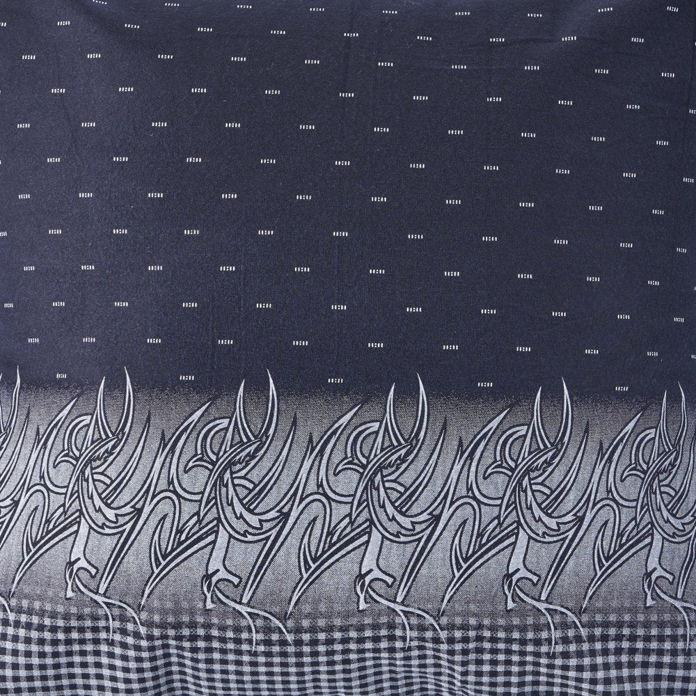 20" Black and Yellow Throw Pillow with Tassels