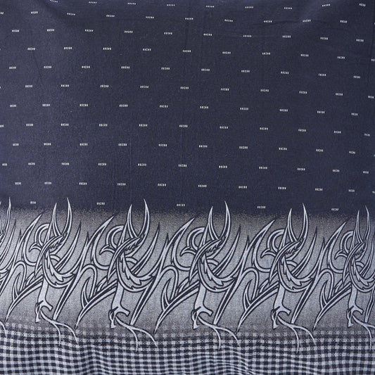 20" Black and Yellow Throw Pillow with Tassels