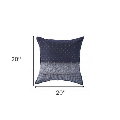 20" Black and Yellow Throw Pillow with Tassels