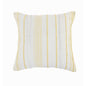 20" Yellow and White Throw Pillow