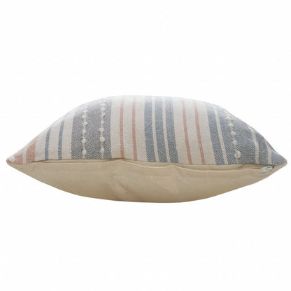 20" Yellow and White Throw Pillow