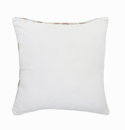 20" Black And White Cotton Geometric Throw Pillow