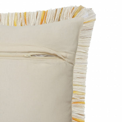 20" X 20" Black Gold And White Polyester And Cotton Blend Geometric Zippered Pillow