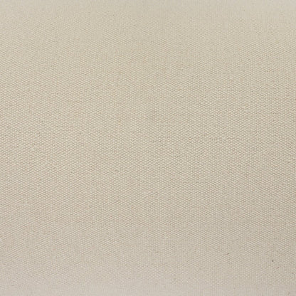 20" X 20" Juniper Green Dark Green White And Linen 100% Cotton Striped Zippered Pillow