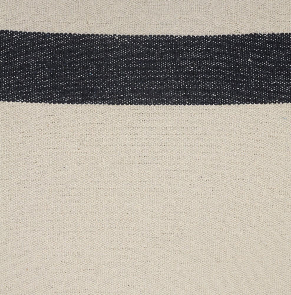 20" Gray and White Throw Pillow