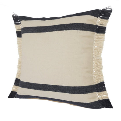 20" Blue and White Throw Pillow