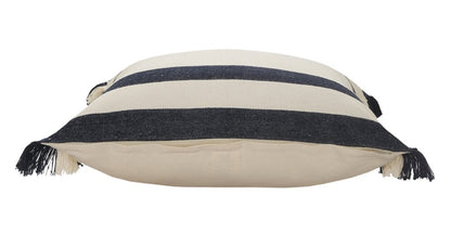 20" Blue and White Throw Pillow
