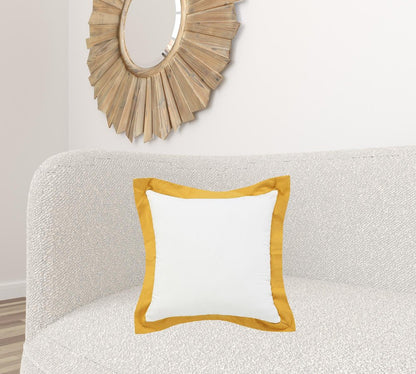 20" Black and White Throw Pillow