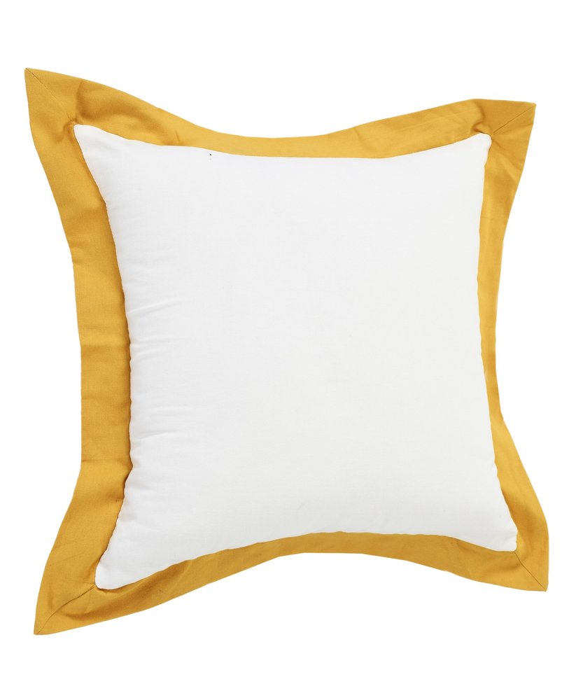 20" Black and White Throw Pillow