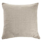 18" Cream Cotton Throw Pillow