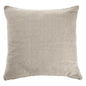 18" Cream Cotton Throw Pillow